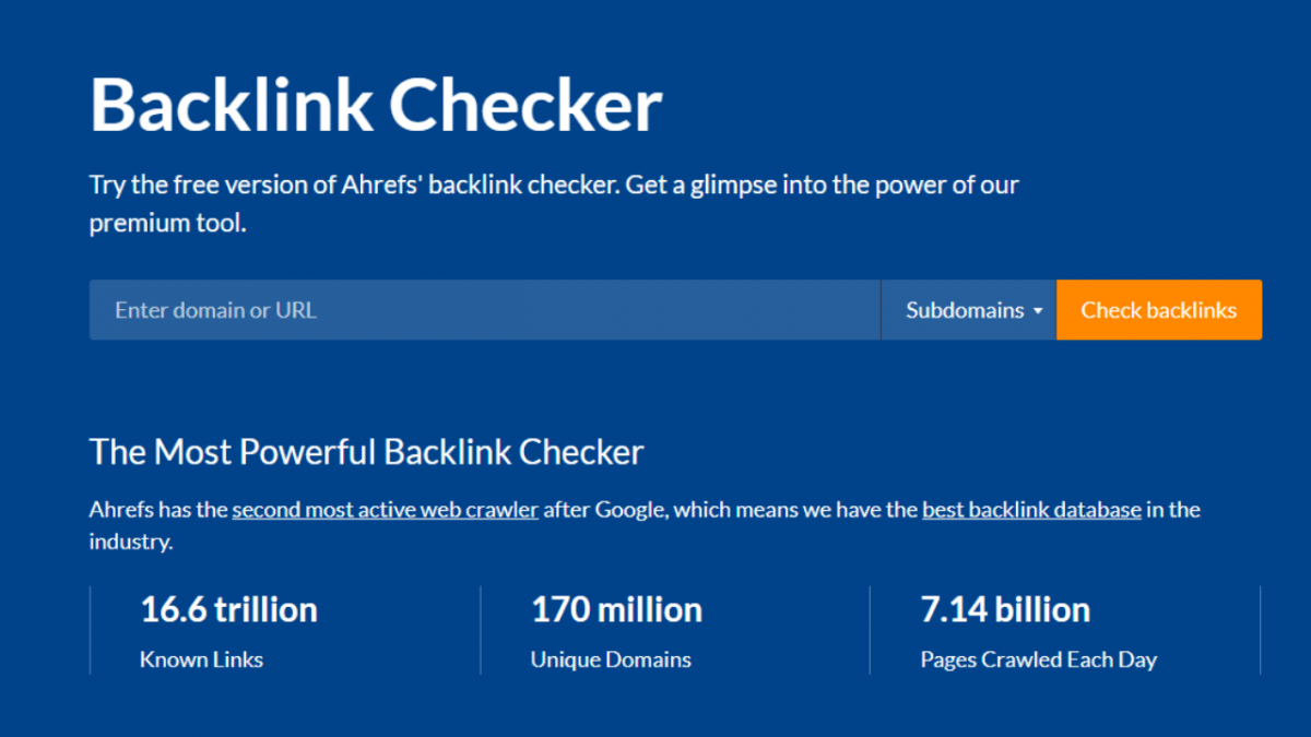 ahrefs backlink checker (1)