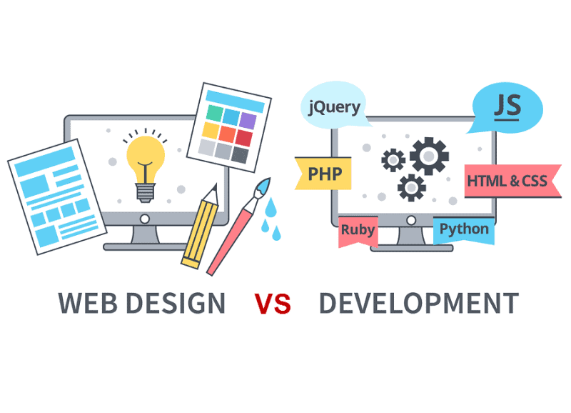 web design vs developement
