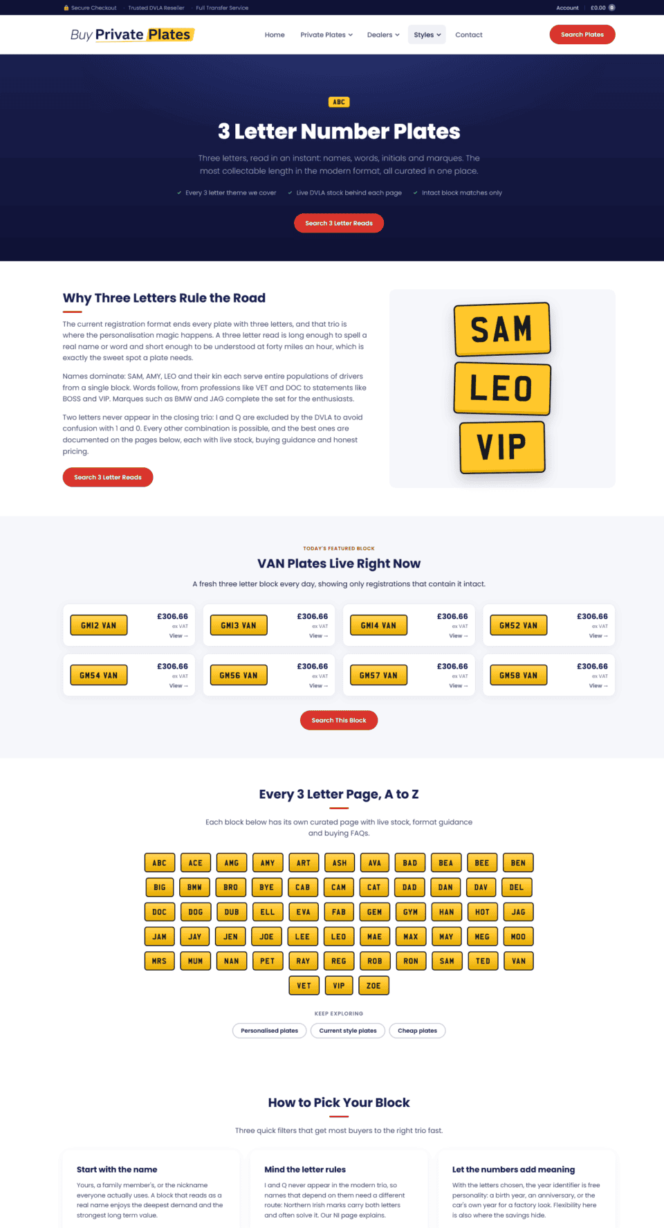 DVLA database and API work