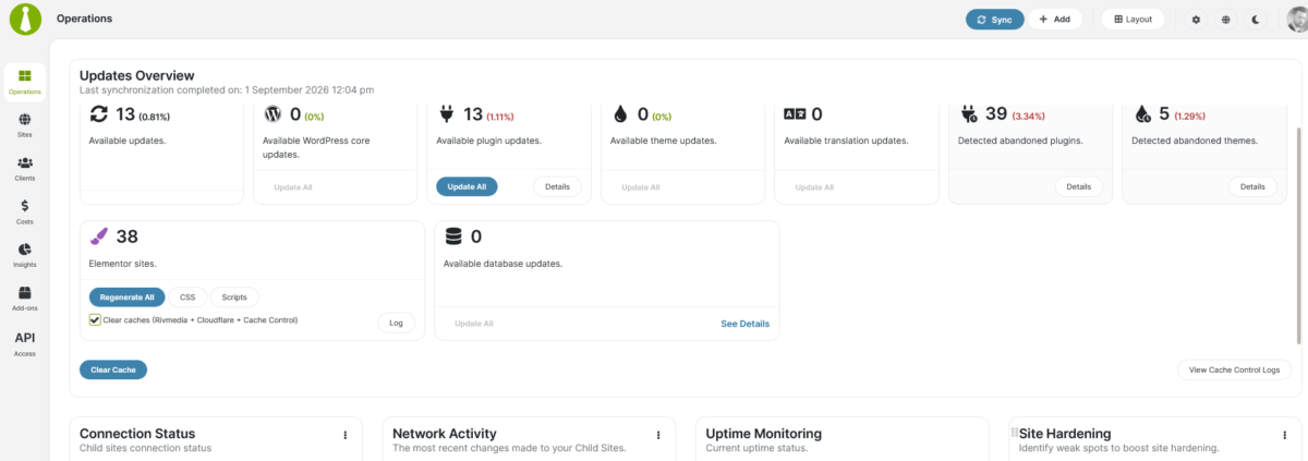 Wordpress maintenance