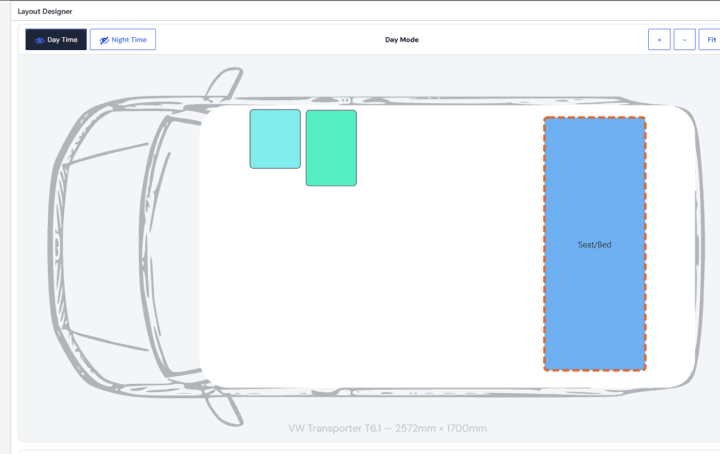 van or room layout designer