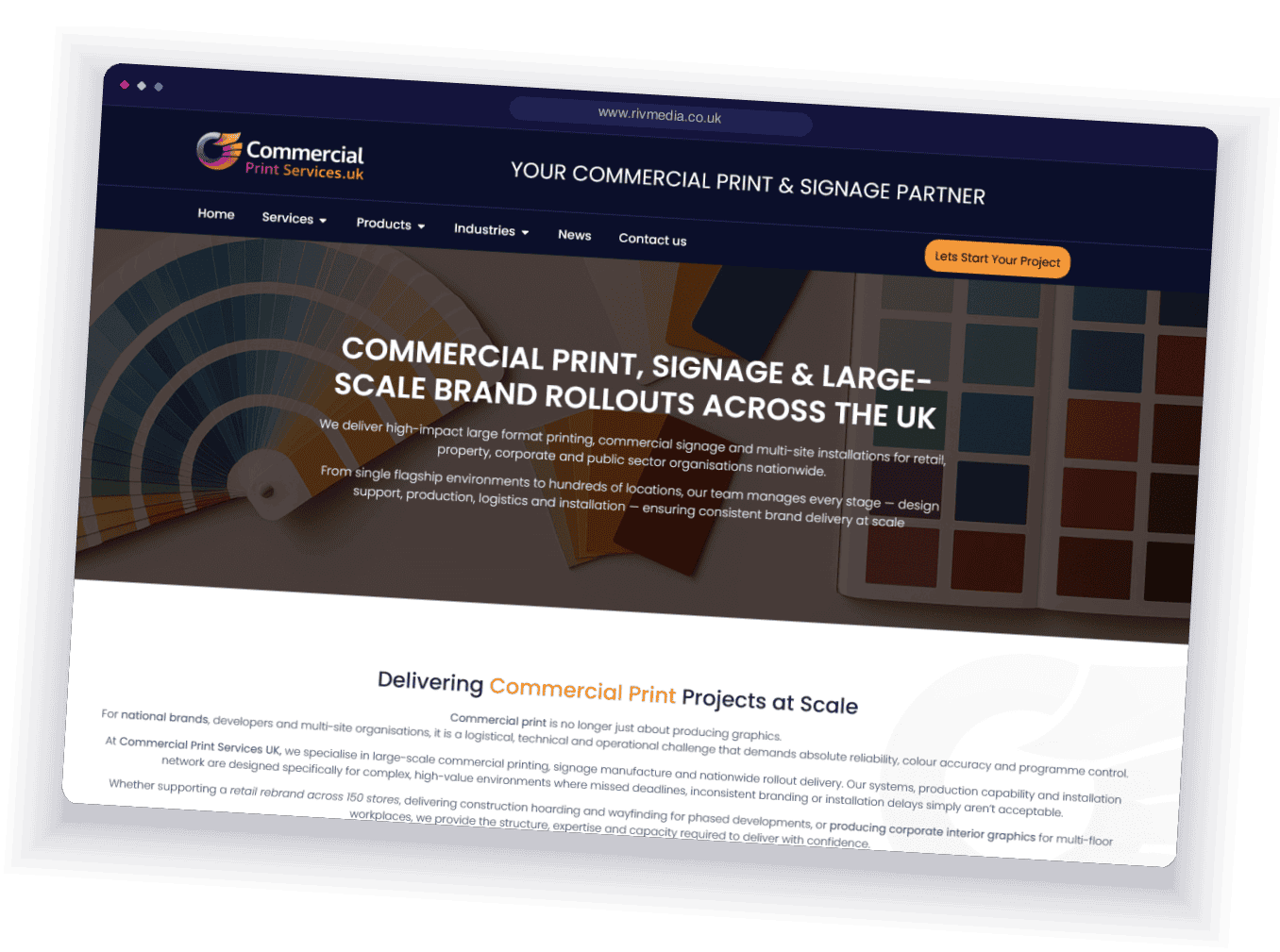 commercial printing website